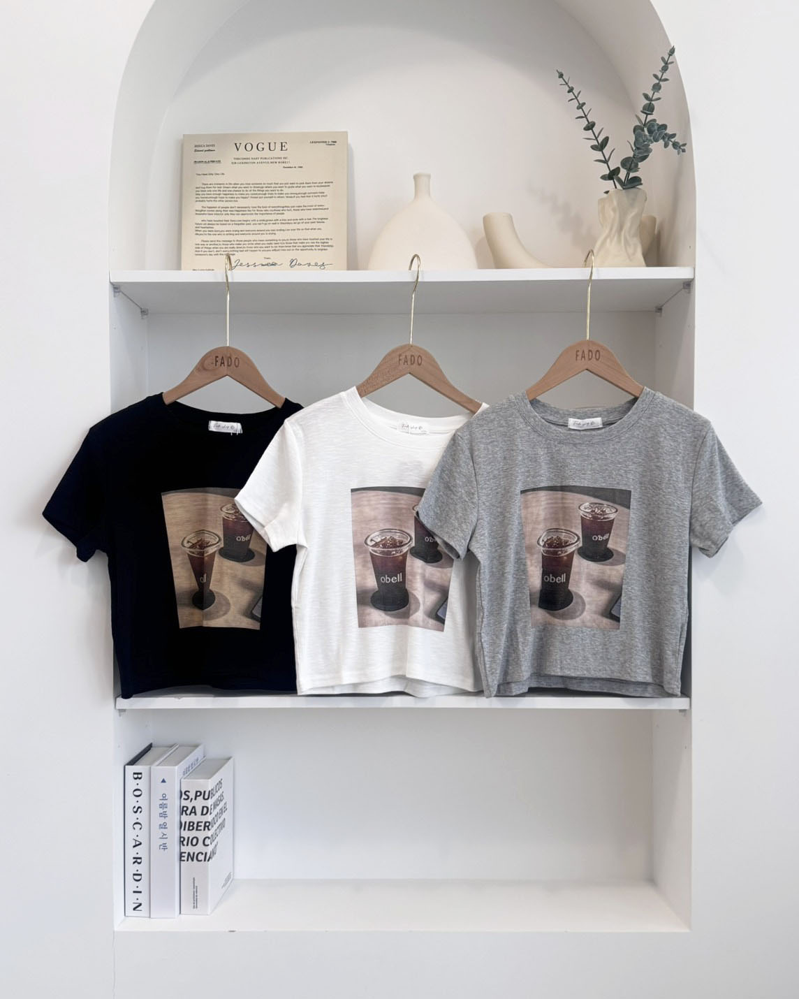 法朵Fado shop｜夏日消暑☕️冰美式百搭印花短T 0215154 三色
