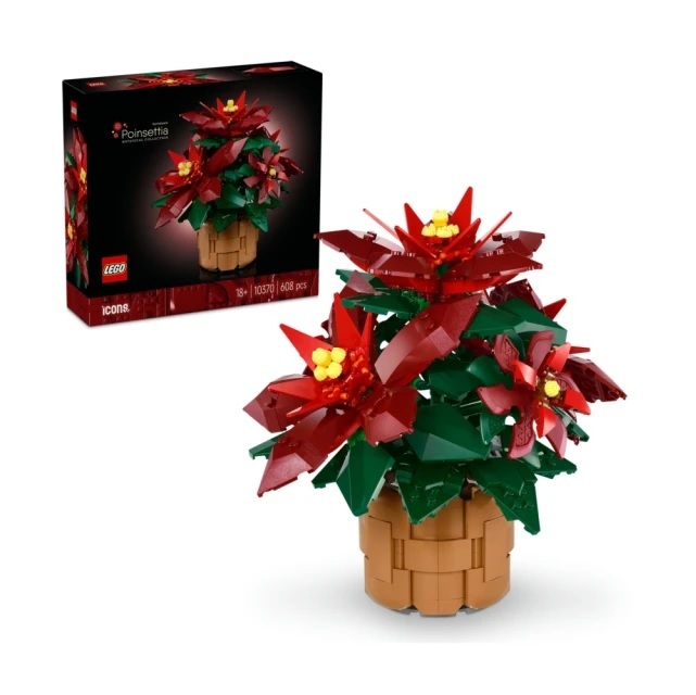 【玩具研究中心】LEGO 樂高 Icons 聖誕紅 10370