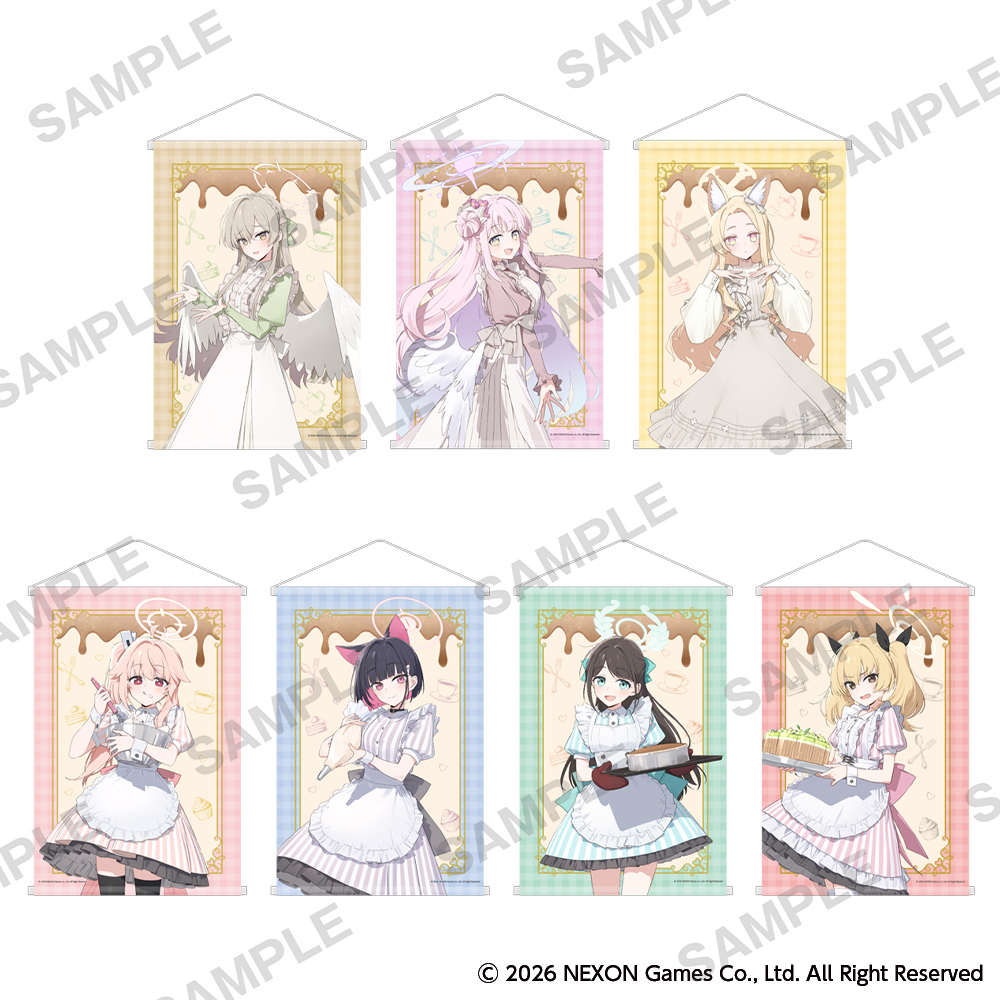 預購-「蔚藍檔案 POP UP SHOP」B2掛軸 系列【日本進口精品】