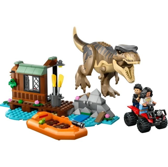 【玩具研究中心】LEGO 樂高 侏儸紀世界 逃離暴龍河川大冒險 76975