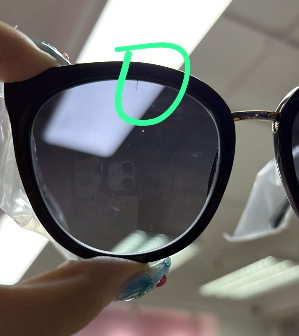 【現貨瑕疵貨品】MOSCHINO 太陽眼鏡  (HC0296)