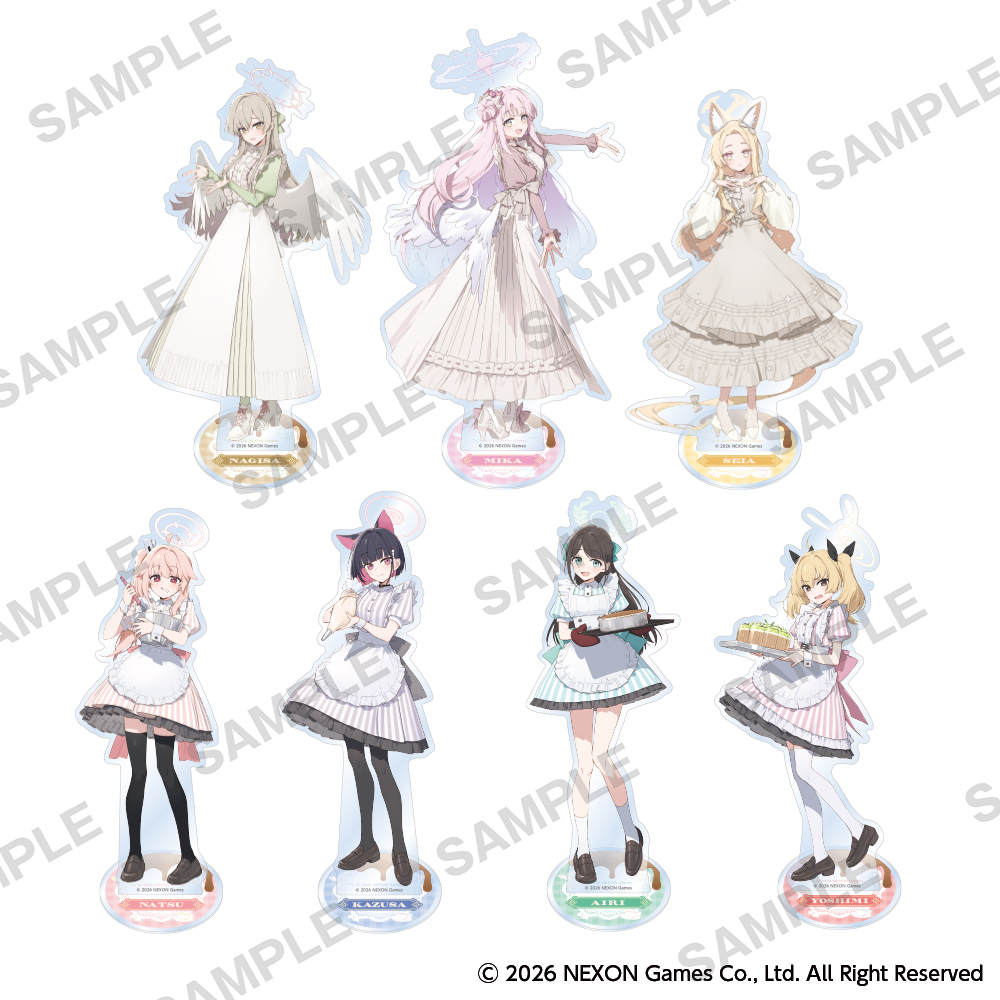 預購-「蔚藍檔案 POP UP SHOP」壓克力立牌 系列【日本進口精品】