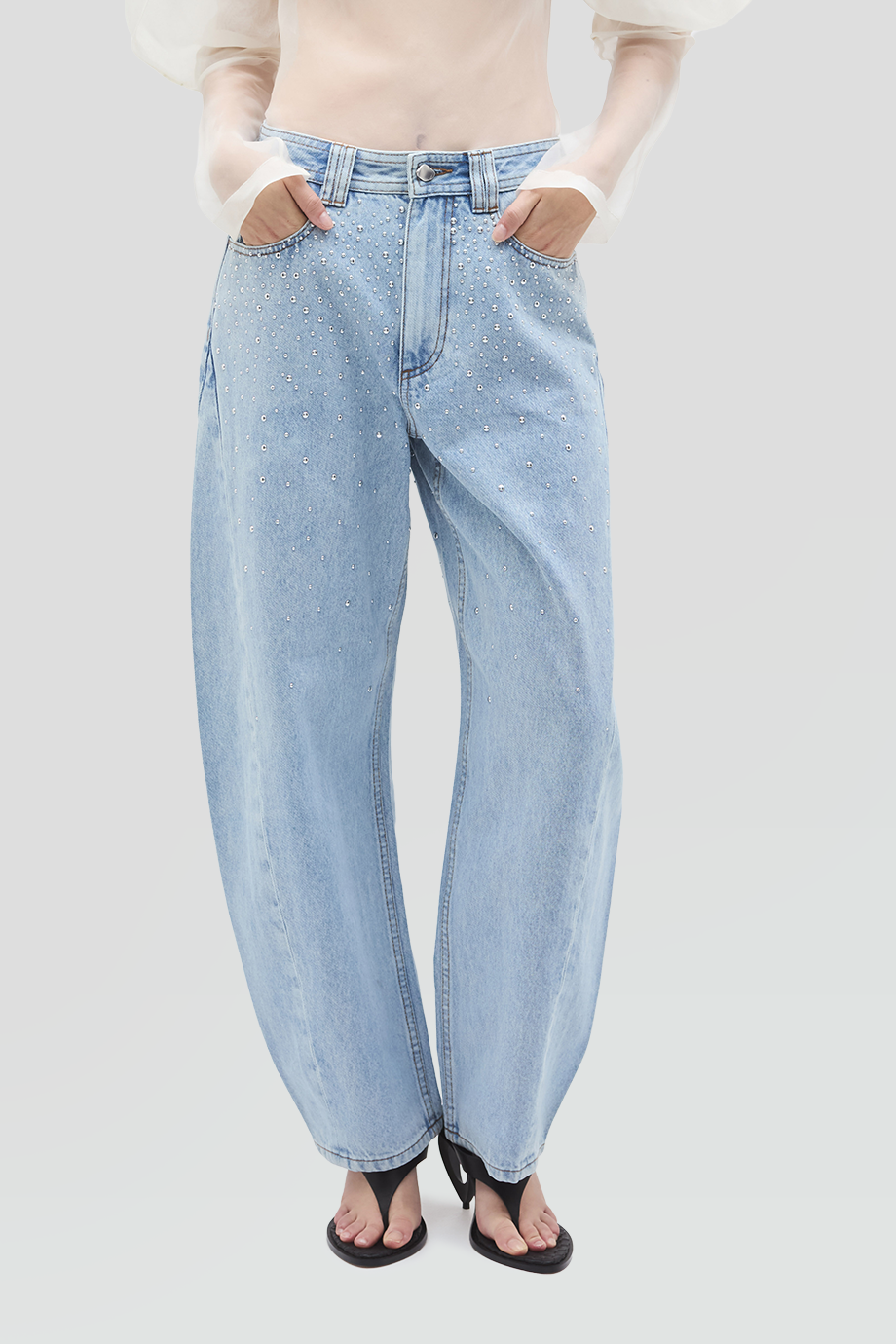 Aje｜Lucina Barrel Denim Jean