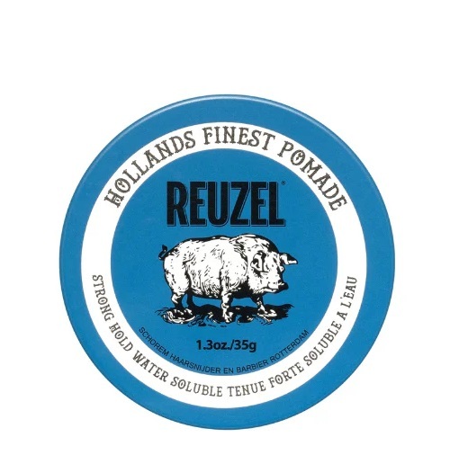 Reuzel Blue Pomade Water Soluble 1.3oz/35g 藍豬超強水性髮蠟