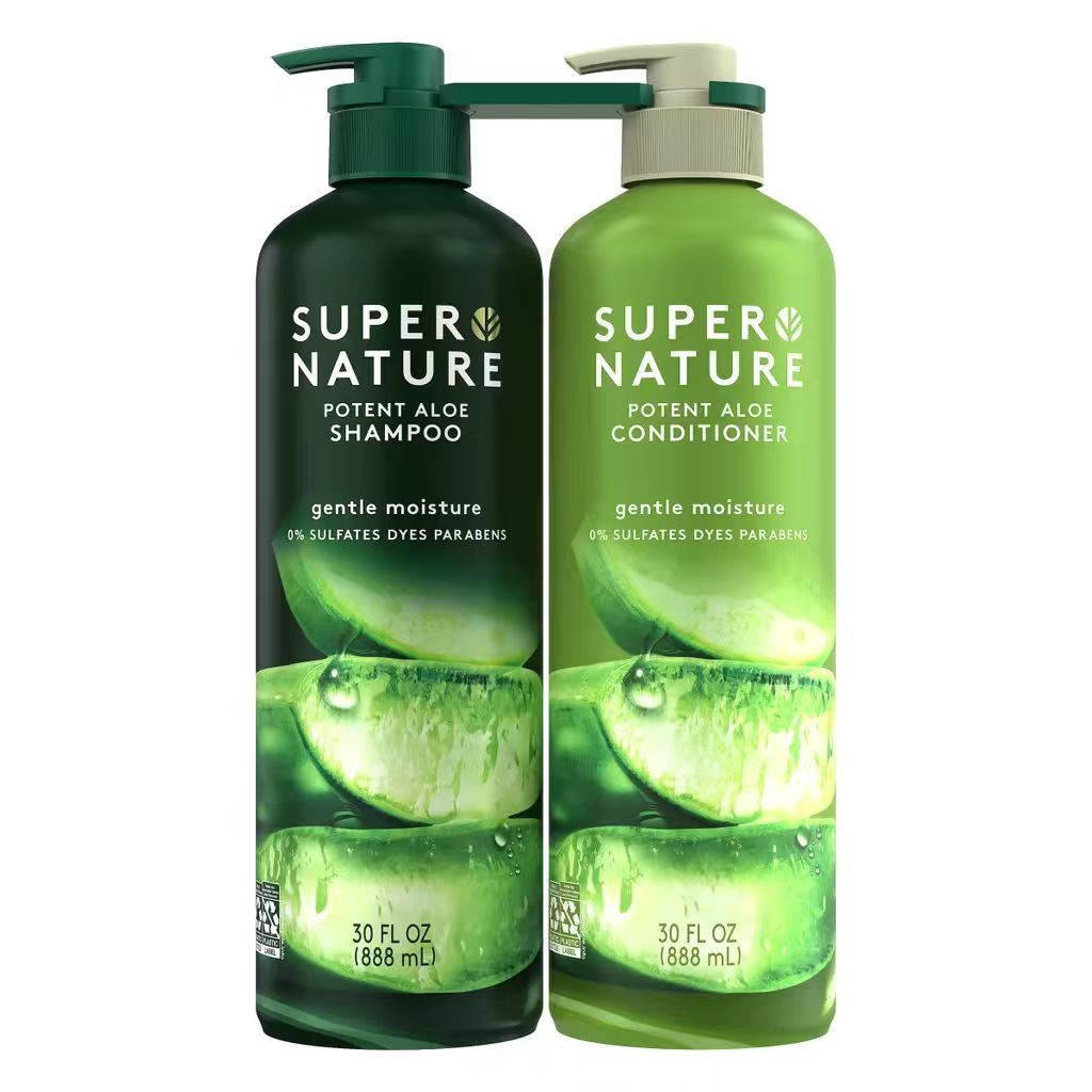 【預購】Super Nature H061021 天然植萃洗護套裝 (洗髮露 30oz + 護髮素 30oz)