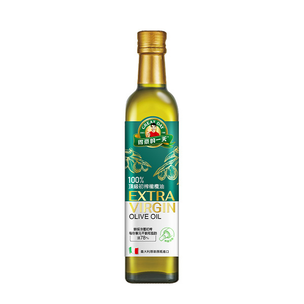 得意的一天 100%頂級初榨橄欖油500mL (伸縮油嘴)
