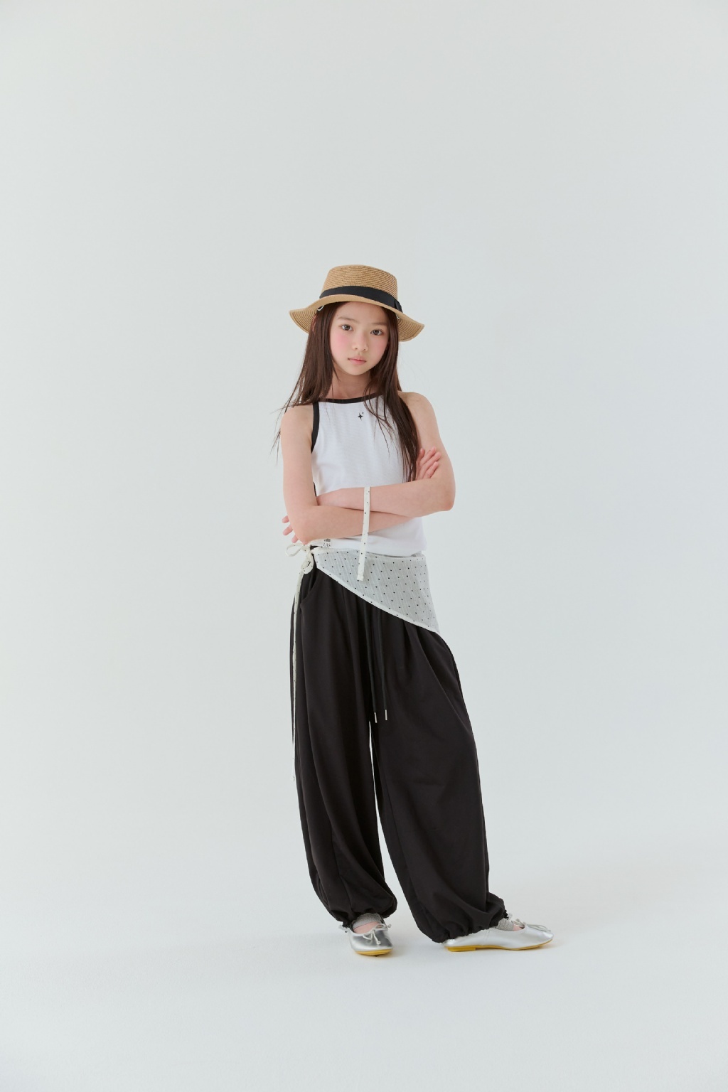 正韓夏Lilas 兩色bling背心上衣