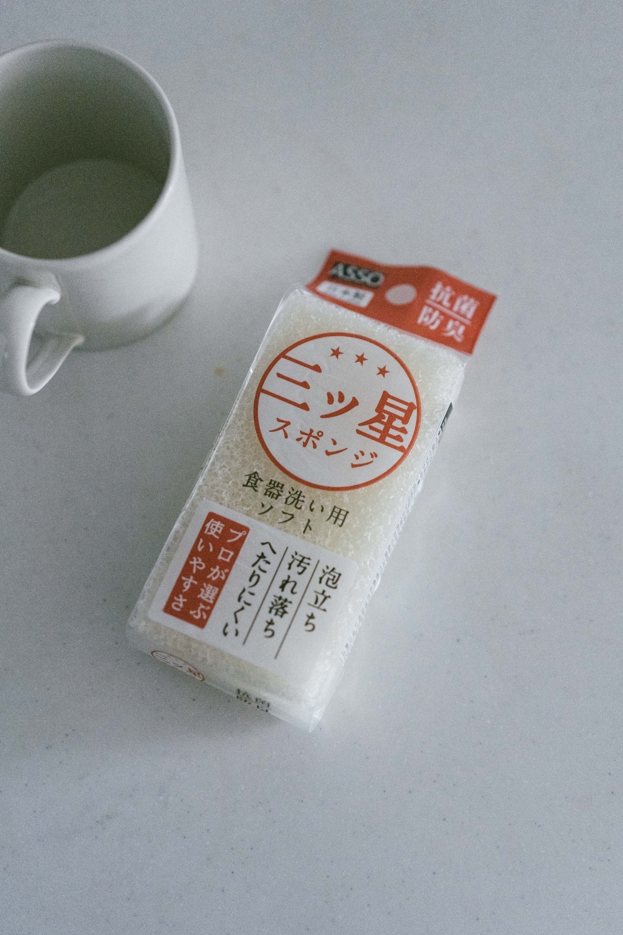 ASSO日本製抗菌防臭三星洗碗海綿