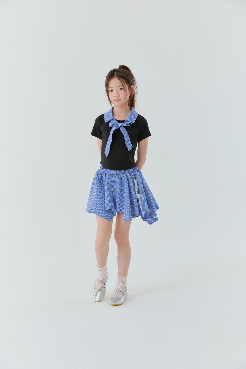 正韓夏Lilas 兩色學院感上衣