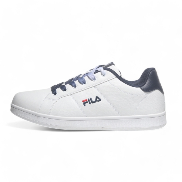 【下殺↘$1390】FILA 休閒鞋 白 藍漸層 皮革 小白鞋 男 1C323Z133