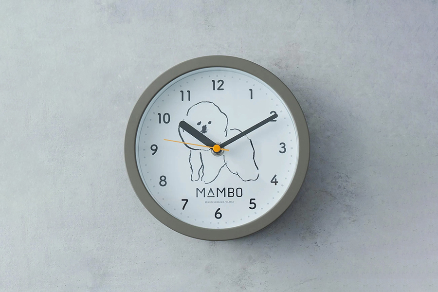 CLASKA - MAMBO CLOCK / 吊掛桌立兩用時鐘 / 灰