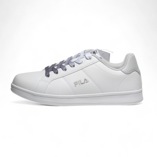 【下殺↘$1390】FILA 休閒鞋 白 灰漸層 皮革 小白鞋 男 1C323Z144
