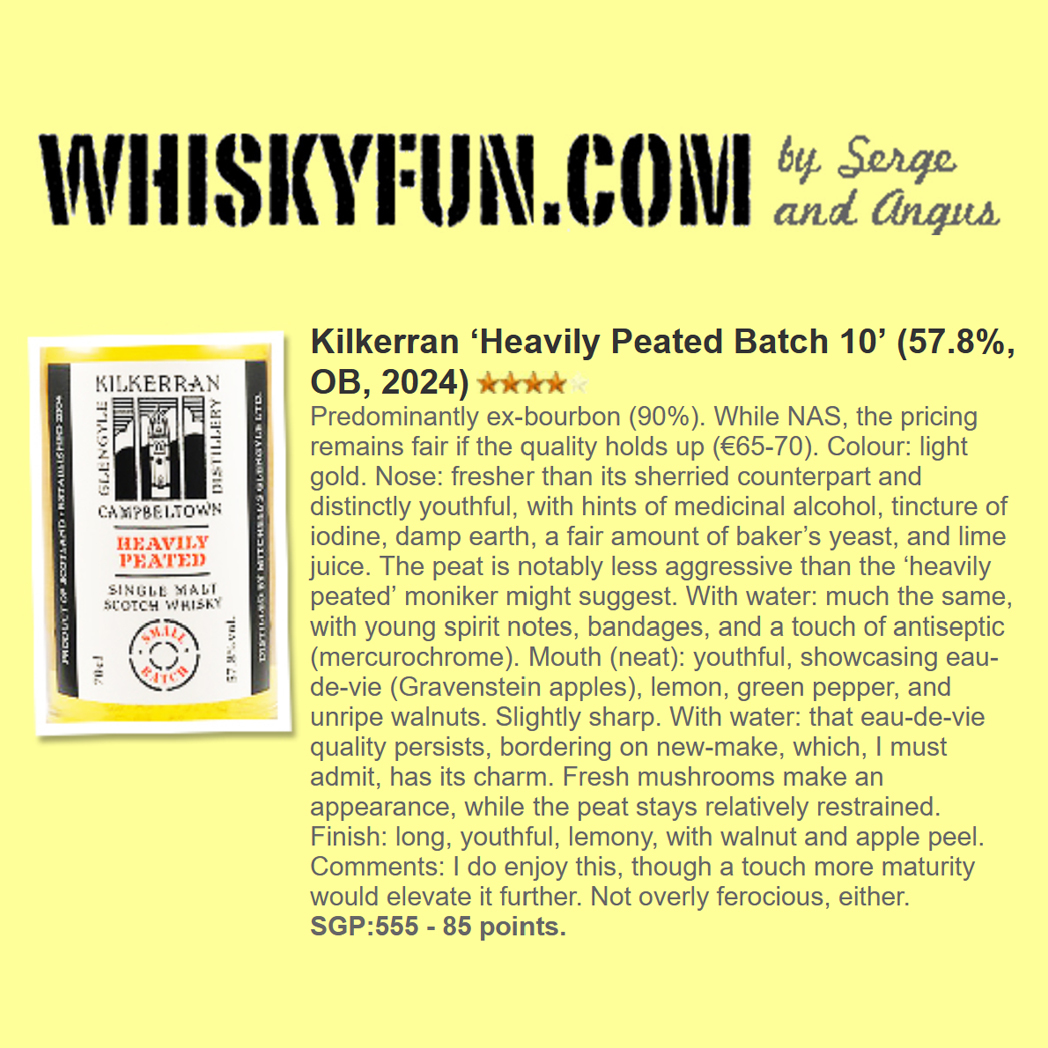 Kilkerran Heavily Peated Batch 10 57.8%