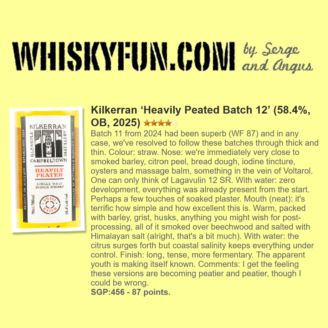 Kilkerran Heavily Peated Batch 12 58.4%