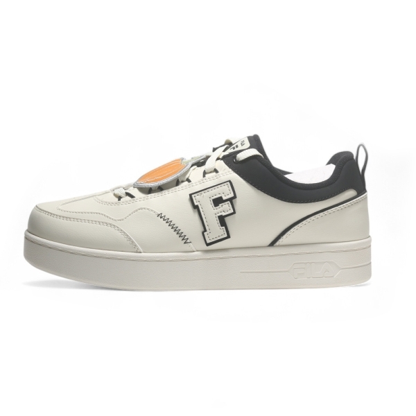 【下殺↘$1290】FILA 休閒鞋 奶油黑 南瓜 鬼精靈 小白鞋 復古 男 1C902Y100