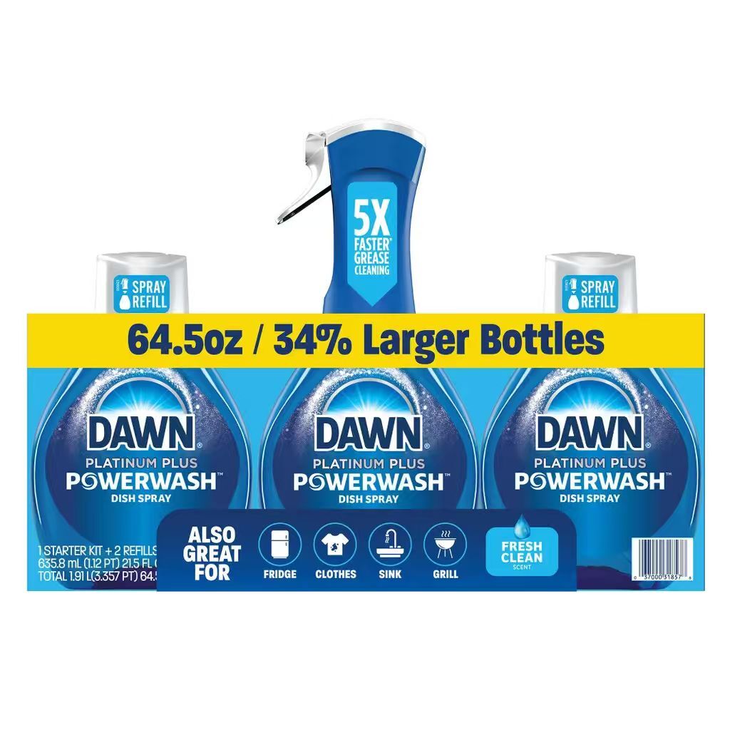 【預購】Dawn H061037 強效洗潔精噴霧套裝