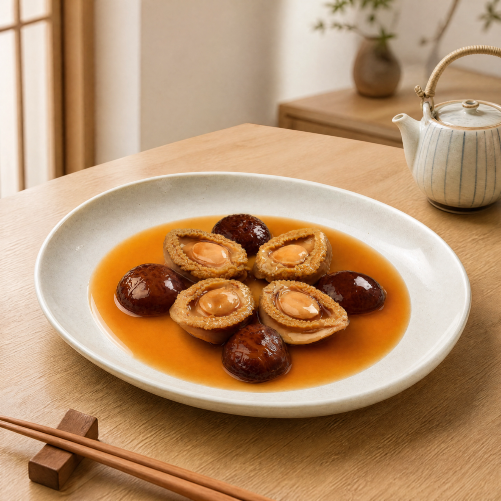 [hc] 阿一紅燒花菇鮑魚(4隻袋裝)