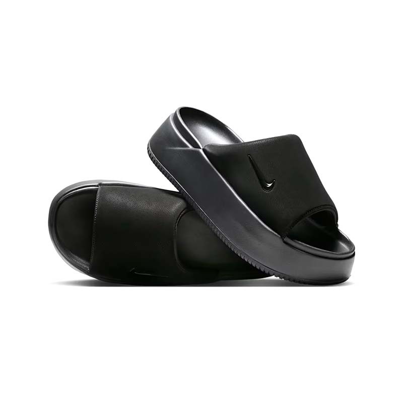 Nike Calm Elevation Slide "Black" 防滑 拖鞋 厚底 踩屎感 女鞋 HJ5601-002 [台灣現貨]