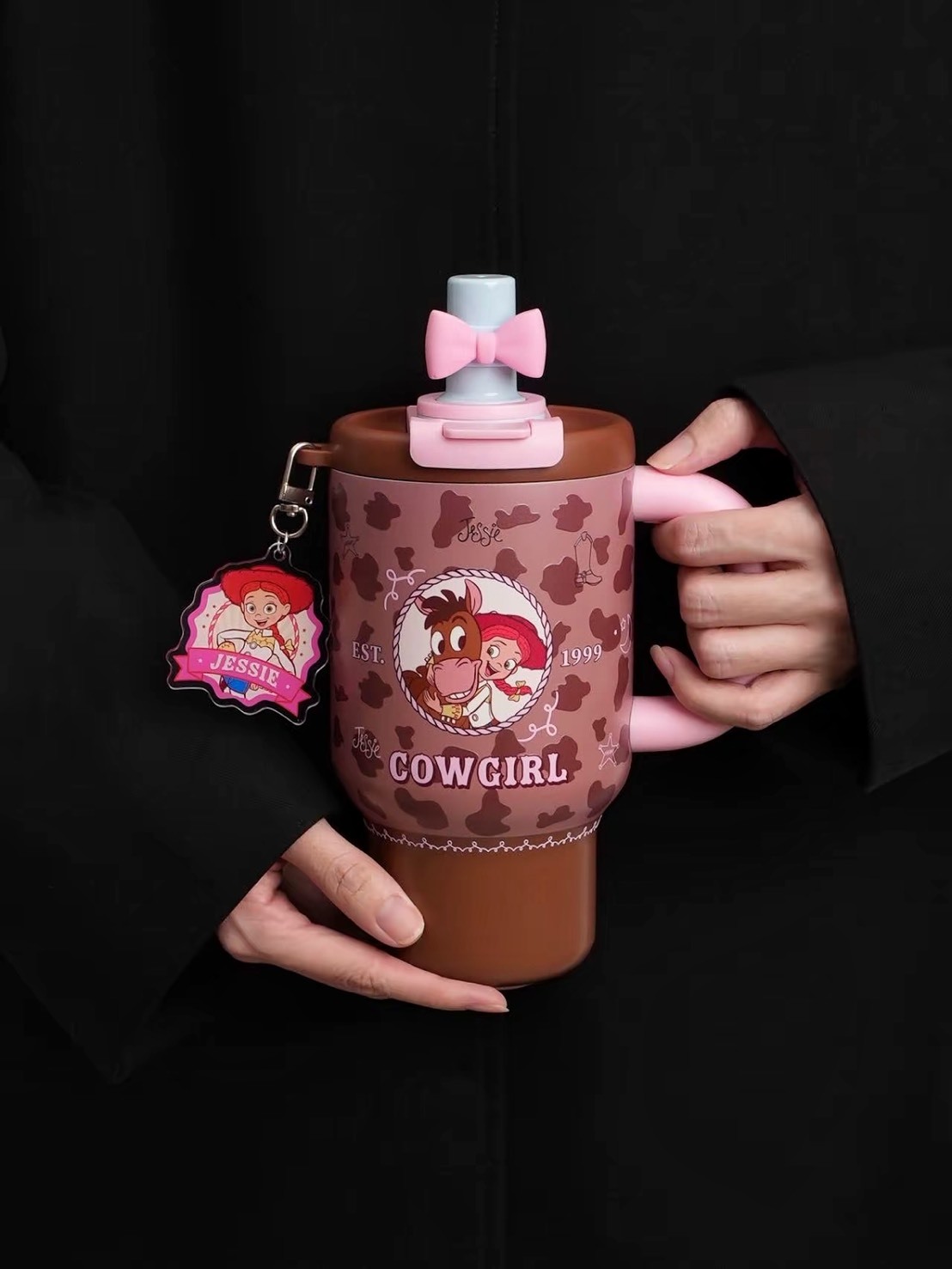 正版授權 迪士尼 玩具總動員 聯名款 翠絲 雙飲 吸管 保溫 750ML
