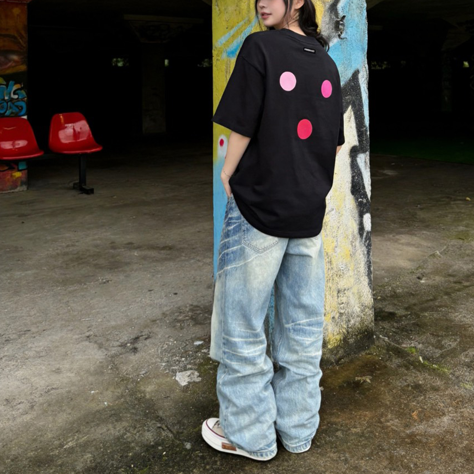 INNERSECT 三生萬物 字母 Logo 螢光 粉色 繽紛 三點 陳冠希 Clot FOG ESSENTIALS 26年新款 短袖 短Tee 男女休閒上衣 IN26H6DX031