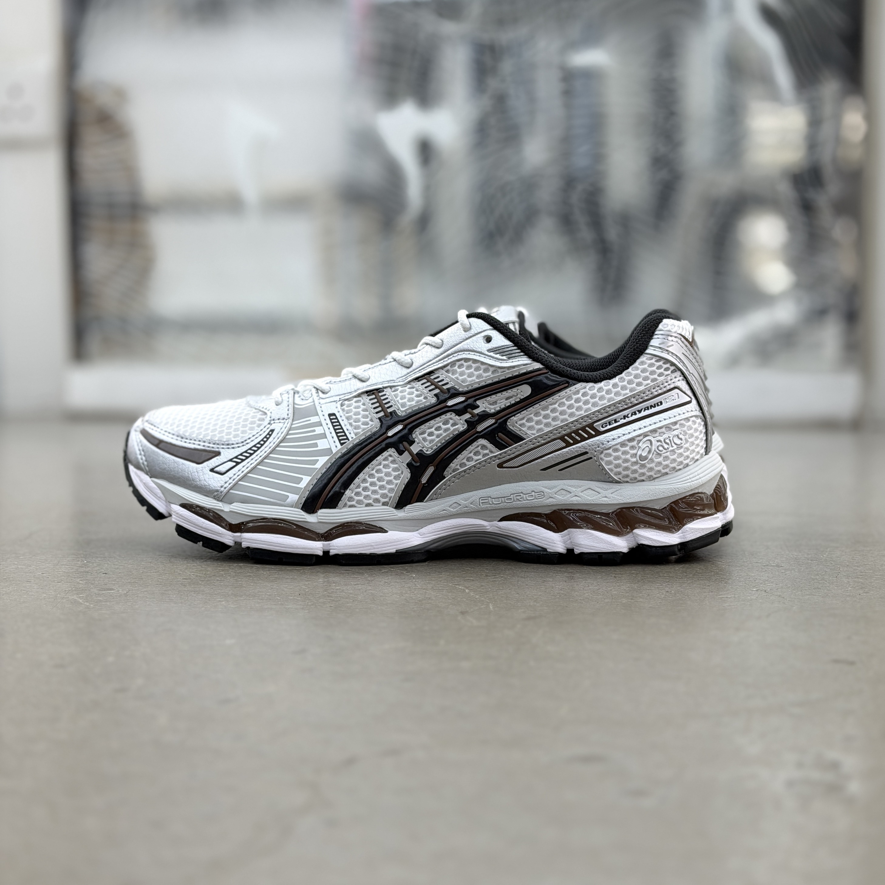 ASICS Gel-Kayano 12.1 White Graphite Grey Brown | 1203A759-104