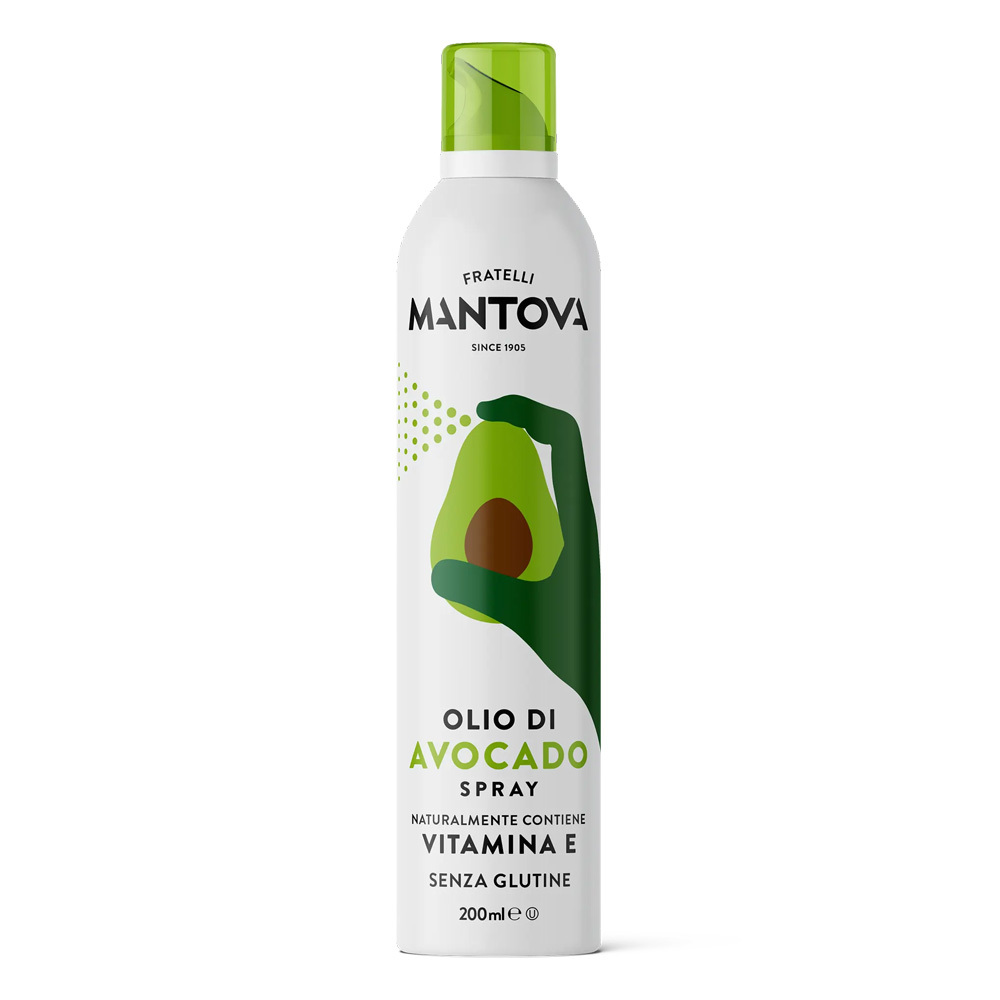 限時!【MANTOVA】酪梨油噴霧(200毫升/瓶) Avocado Oil spray/冷壓酪梨油/氣炸鍋必備/義大利原裝