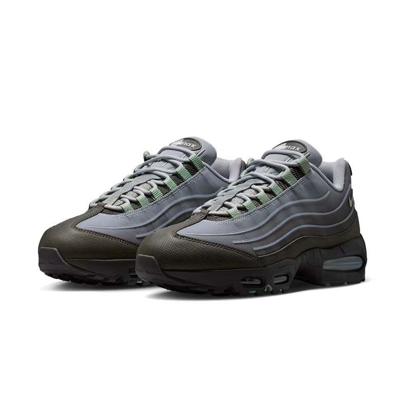 Nike Air Max 95 Big Bubble Tech 氣墊 緩震 灰綠色 休閒鞋 男鞋 IH7853-200 [台灣現貨]