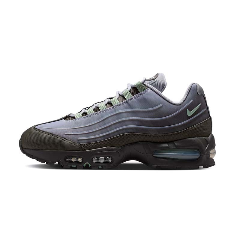 Nike Air Max 95 Big Bubble Tech 氣墊 緩震 灰綠色 休閒鞋 男鞋 IH7853-200 [台灣現貨]