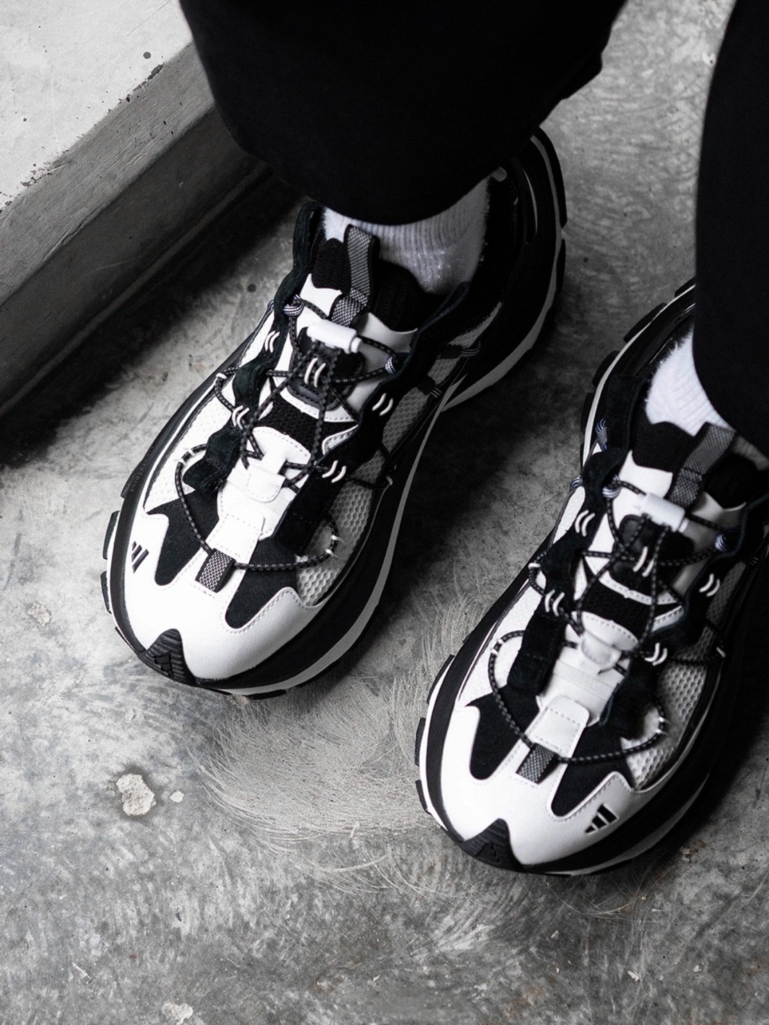 ADIDAS FOS XLG SPEED HIKE 巴黎世家風 厚底 機甲鞋 老爹鞋 男女同款