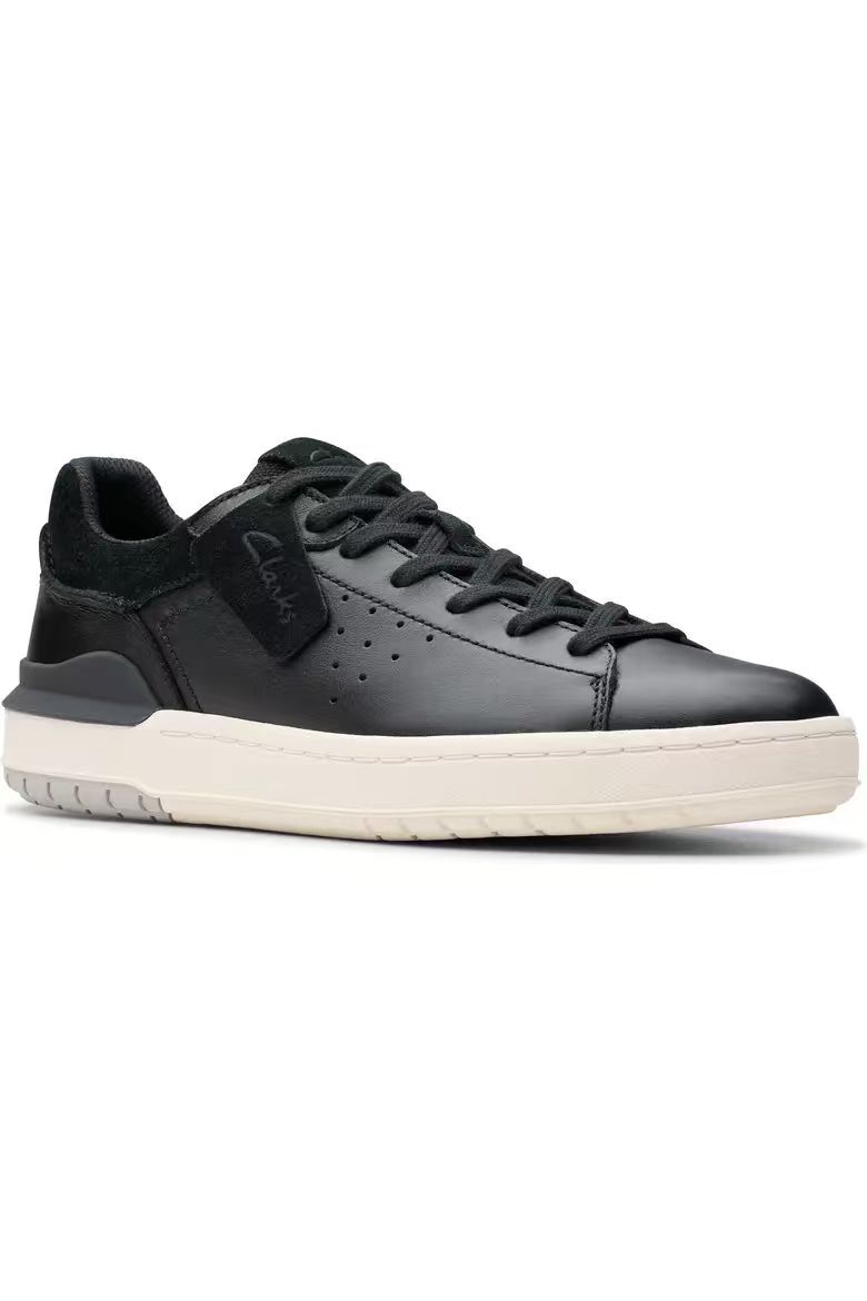 【預購】CLARKS H061060 Court Lite 2 男裝運動休閒鞋 (黑配白色)