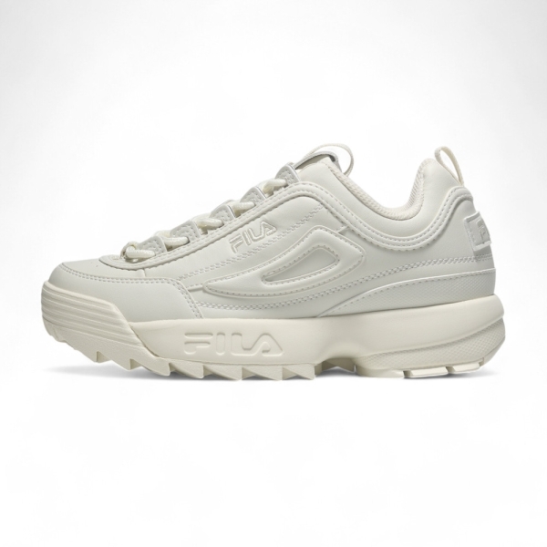 FILA 休閒鞋 DISRUPTOR 奶油 復古 增高 老爹鞋 女 4C608Y920