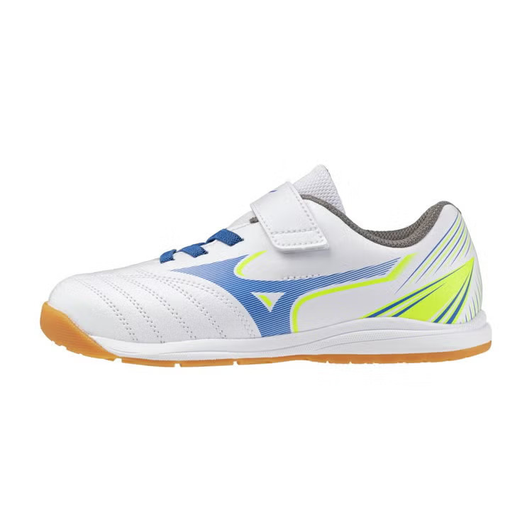 MIZUNO ALEGOAL SB IN JR 26FW 童裝石地足球鞋 白藍色