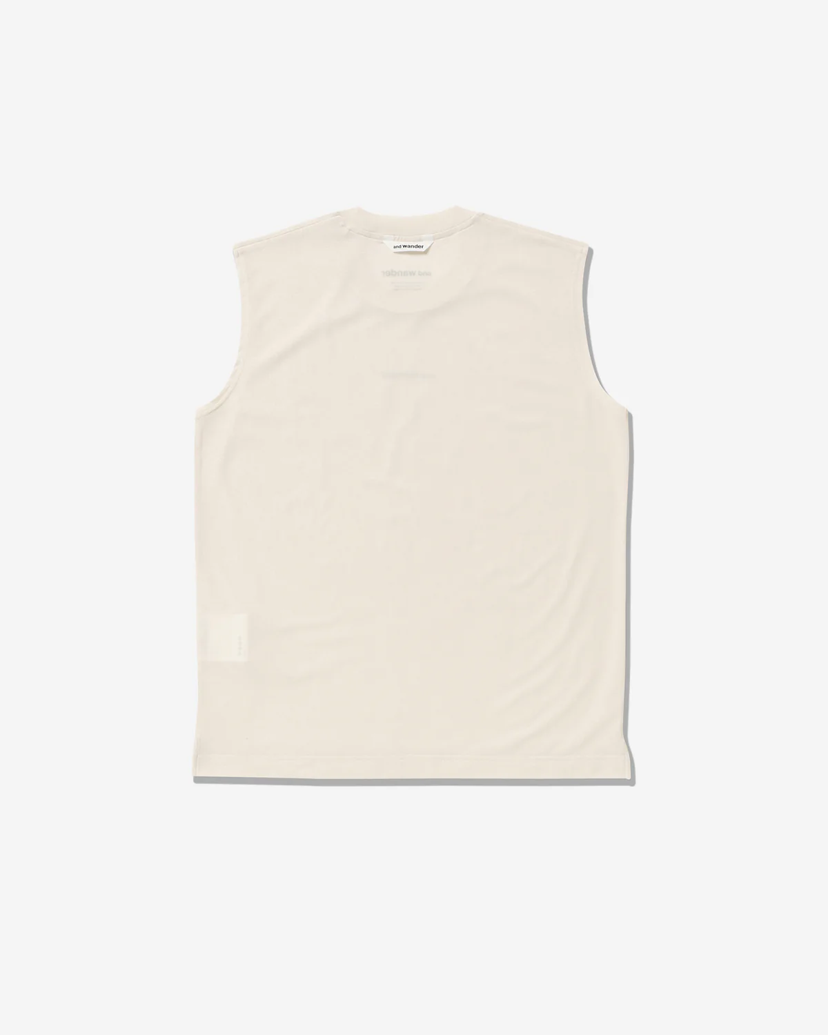 and wander｜Dry Mesh Tank Top "Off White"