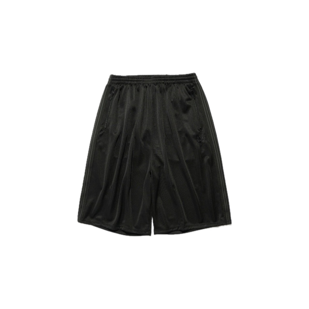 -(B5a04)-NEEDLES X STUDIOUS HD TRACK PANTS 別注款 短褲 全黑/黑白/棕色-116343110