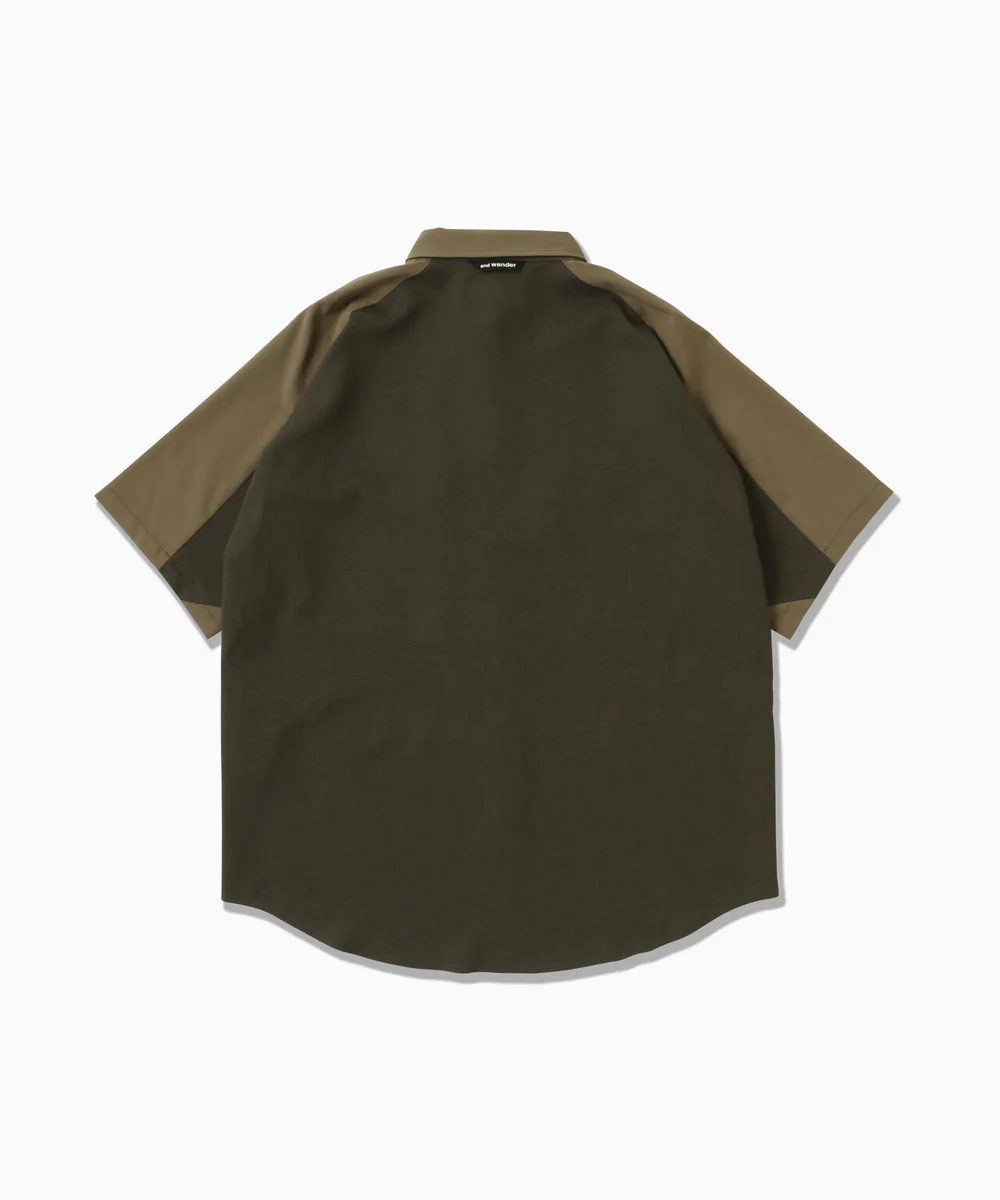 and wander｜Tech SS Shirt "Khaki"
