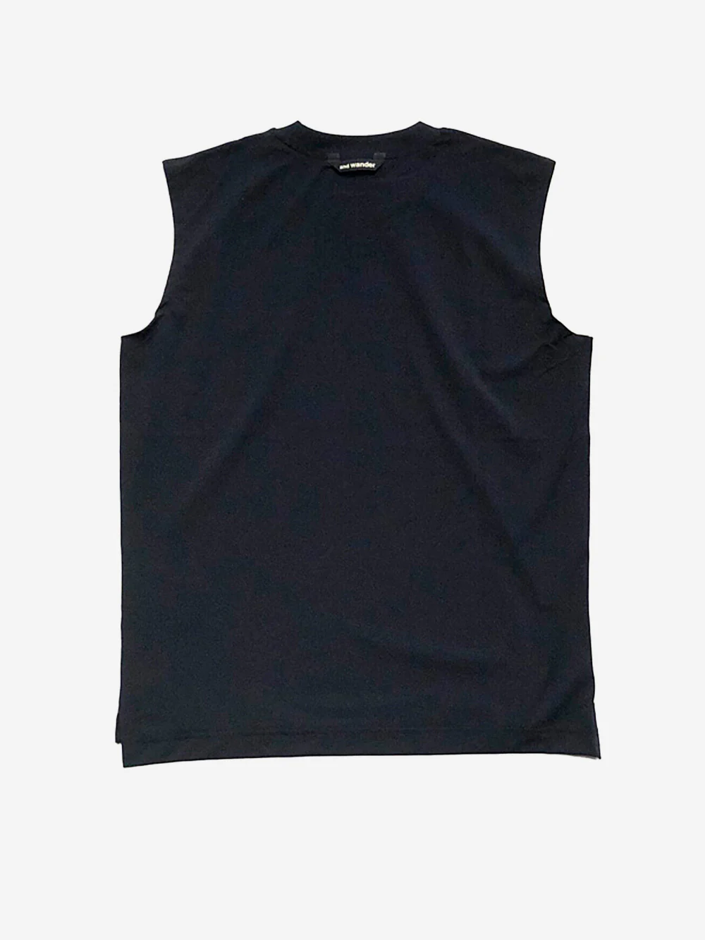 and wander｜Dry Mesh Tank Top "Black"