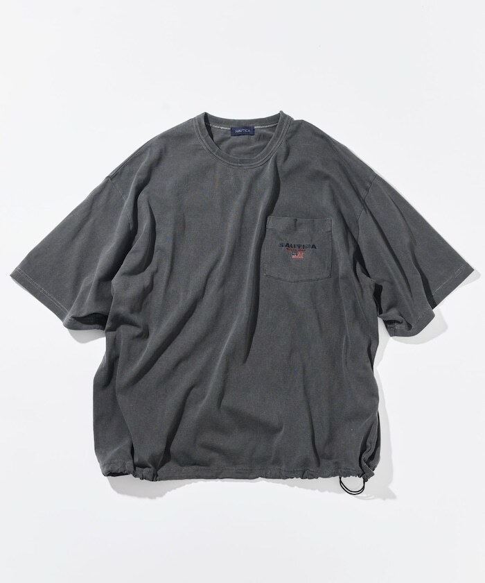 "代購" NAUTICA 水洗抽繩口袋短T
