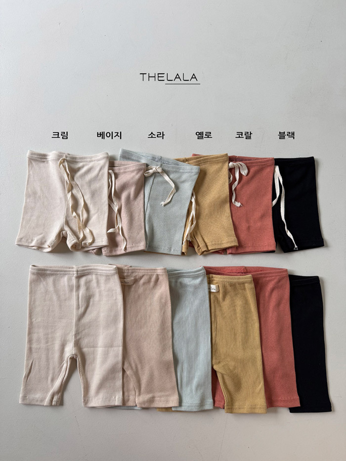 正韓夏lalla 小童六色日常內搭褲