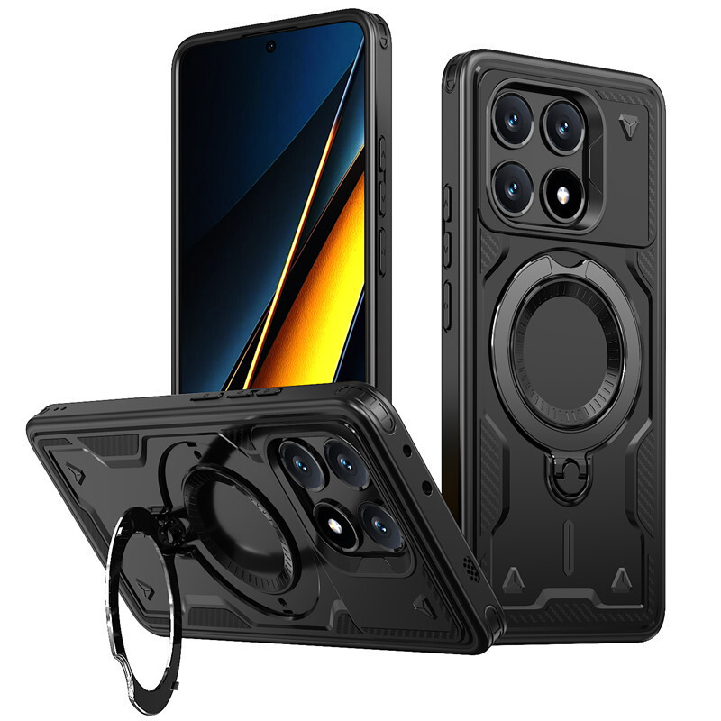 XPRO - Mag Stand Graud - Xiaomi 17 Case 防撞磁吸旋轉支架手機保護殼