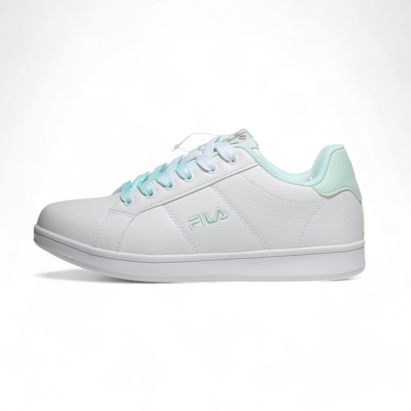 【下殺↘$1390】FILA 休閒鞋 白 薄荷綠 漸層 皮革 小白鞋 女 5C323Z166