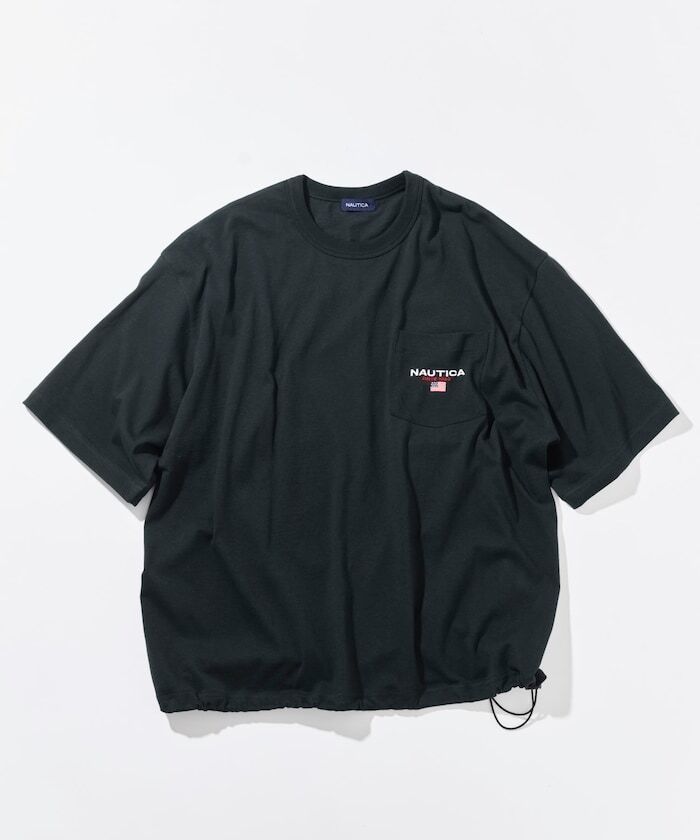 "代購" NAUTICA 旗幟Logo 抽繩 口袋短T