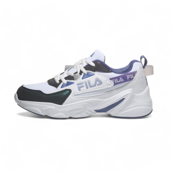 【下殺↘$1290】FILA 休閒鞋 白黑紫 復古 老爹鞋 女 5C329Z199