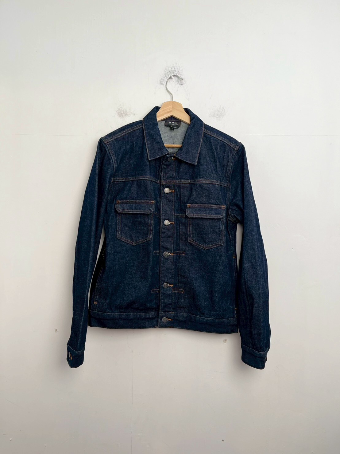 A.P.C VESTE JEAN WORK SIZE L