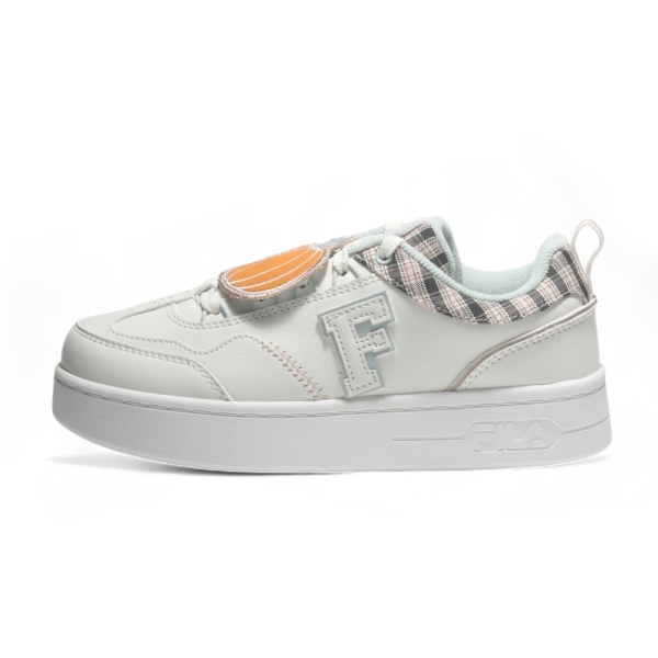 【下殺↘$1290】FILA 休閒鞋 白水藍 格紋 南瓜 鬼精靈 小白鞋 復古 女 5C902Y166
