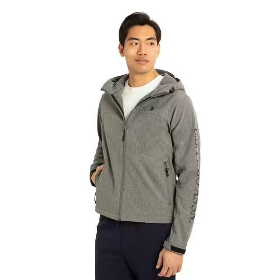 【預購】U.S. Polo Assn. H061075 男裝防風外套 (灰色)