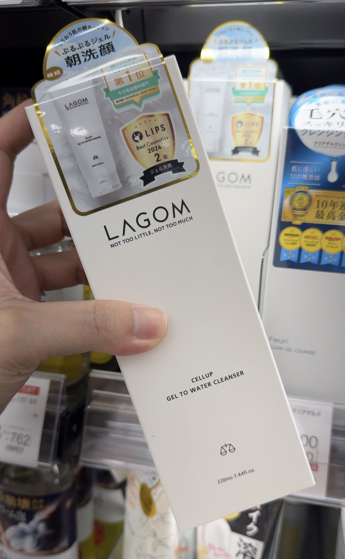 LAGOM Gel to Water Cleanser (早安保濕潔顏水凝露)在日本藥妝店