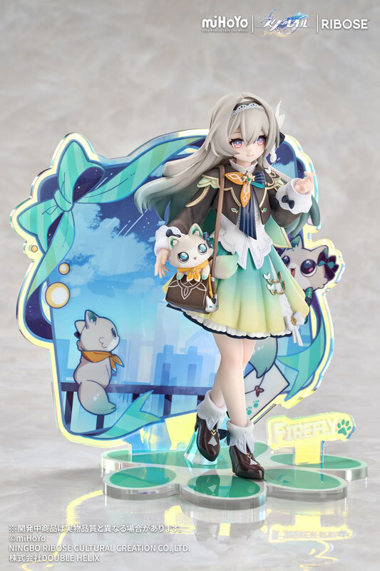 Fed RIBOSE 1/8 RISE UP+ Honkai: Star Rail Chibi Cat Series Figure Firefly Ver. Complete Figure Pre-order