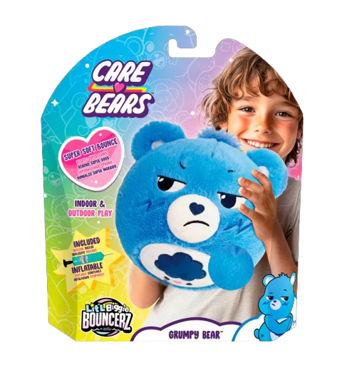 Lit'l Biggie Bouncerz- Care Bears 藍色彈力球 (盒裝)