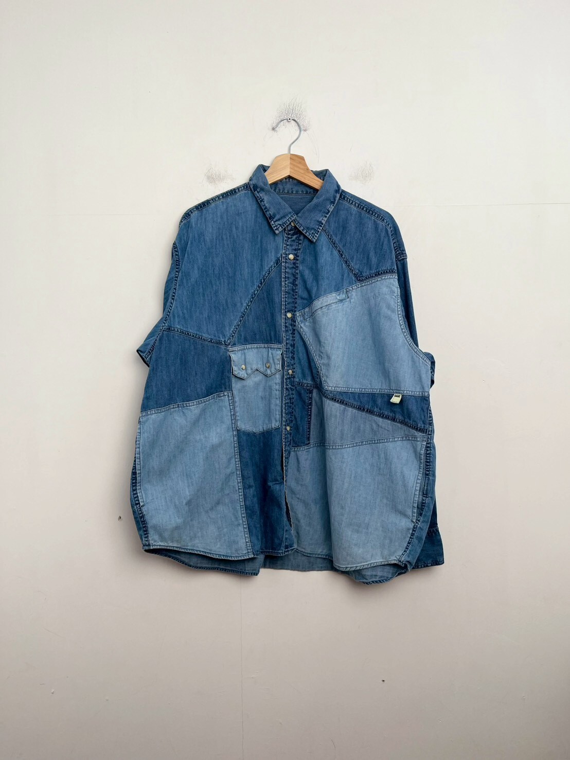 BEAMS SSZ midnight denim shirt SIZE S