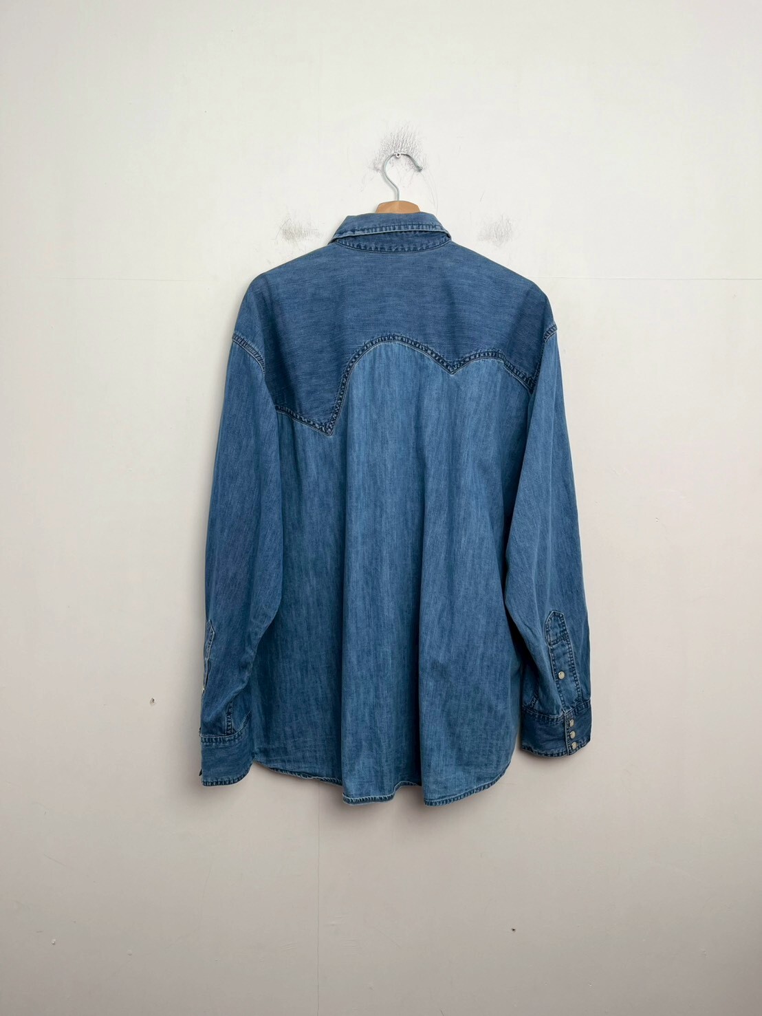 BEAMS SSZ midnight denim shirt SIZE S
